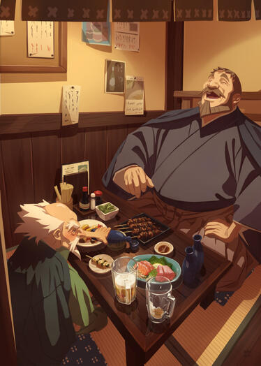 Thursday Club: an Uchouten Kazoku fanzine